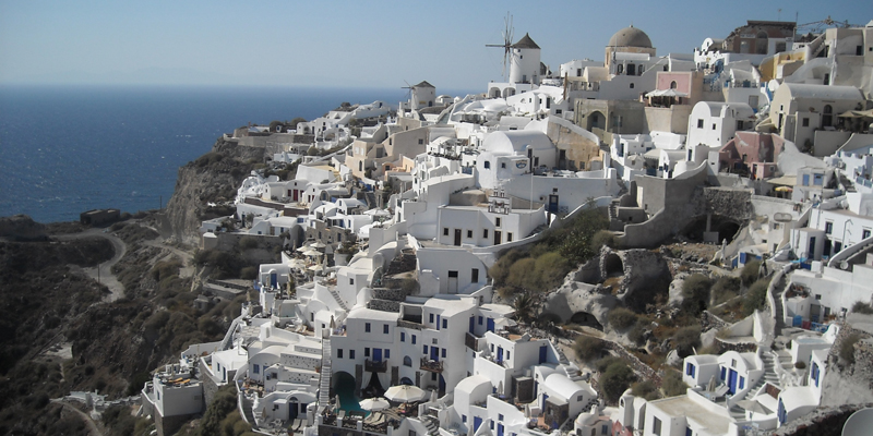 Santorini foto panorama