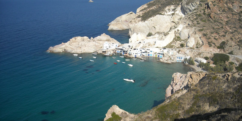 Isola di Milos panorama