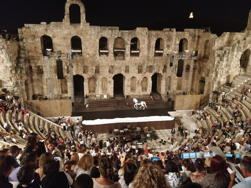 Atene Teatro Odeon di Erode Attico