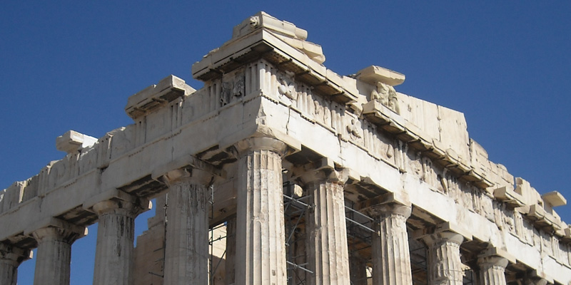 Atene tempio greco il Partenone