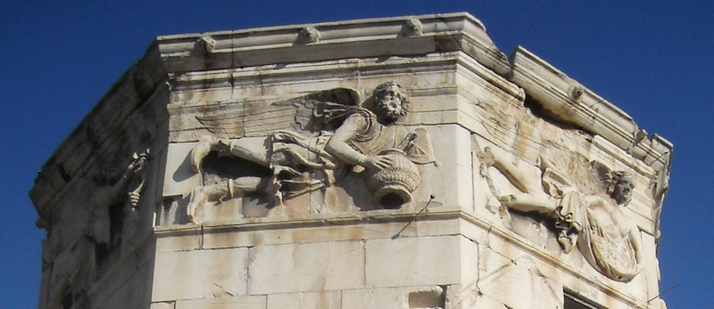 Atene dettaglio Torre dei Venti Orologio di Andronico